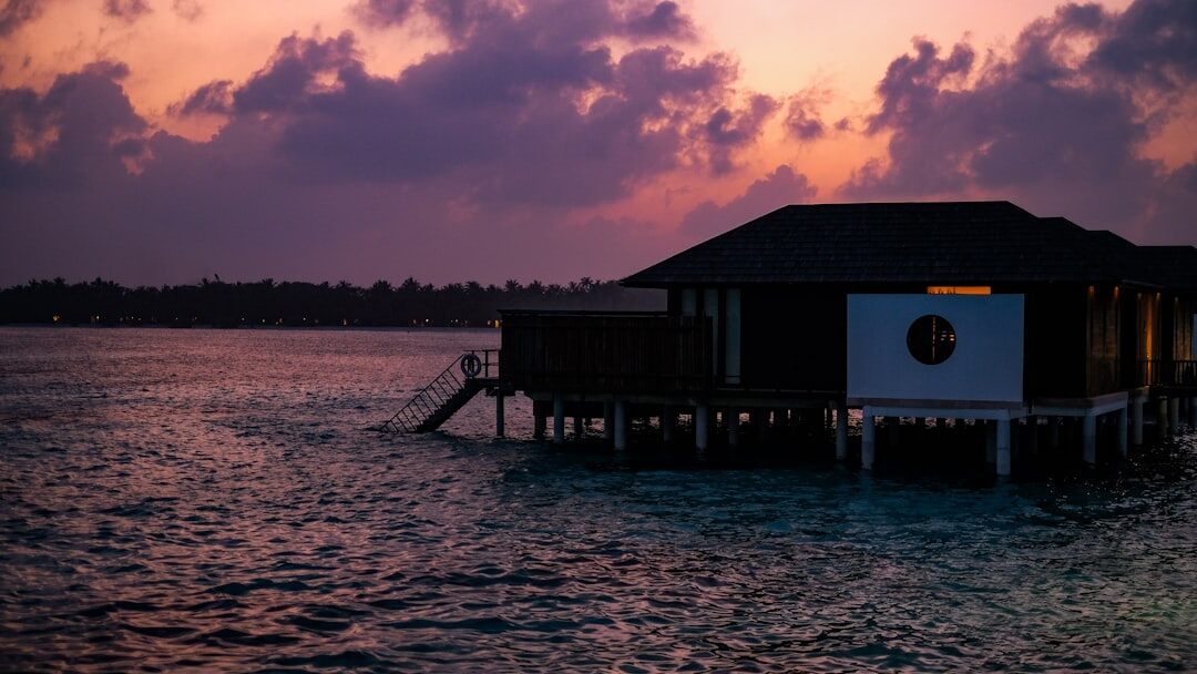 overwater bungalow resort