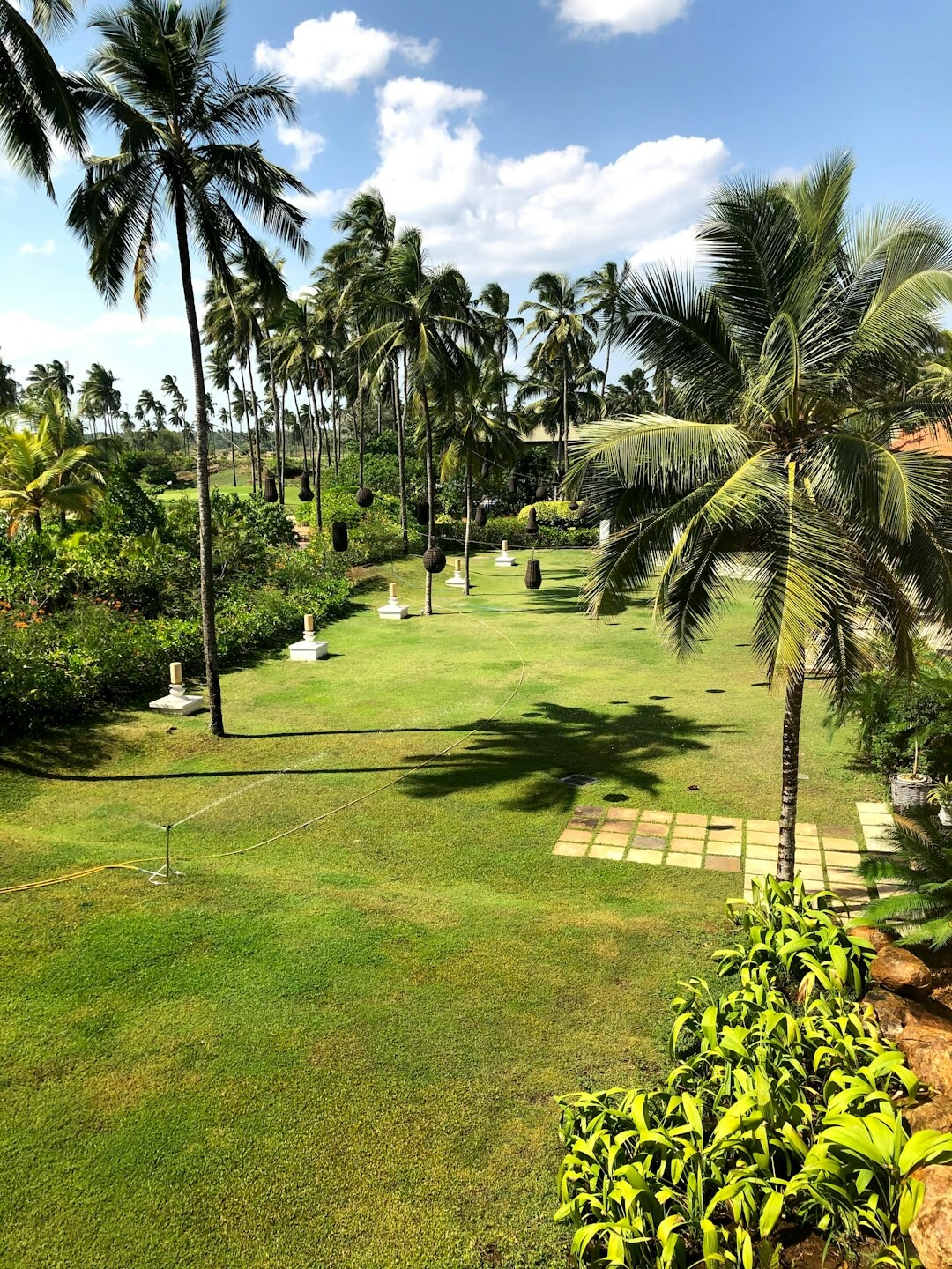 celebrity villa garden