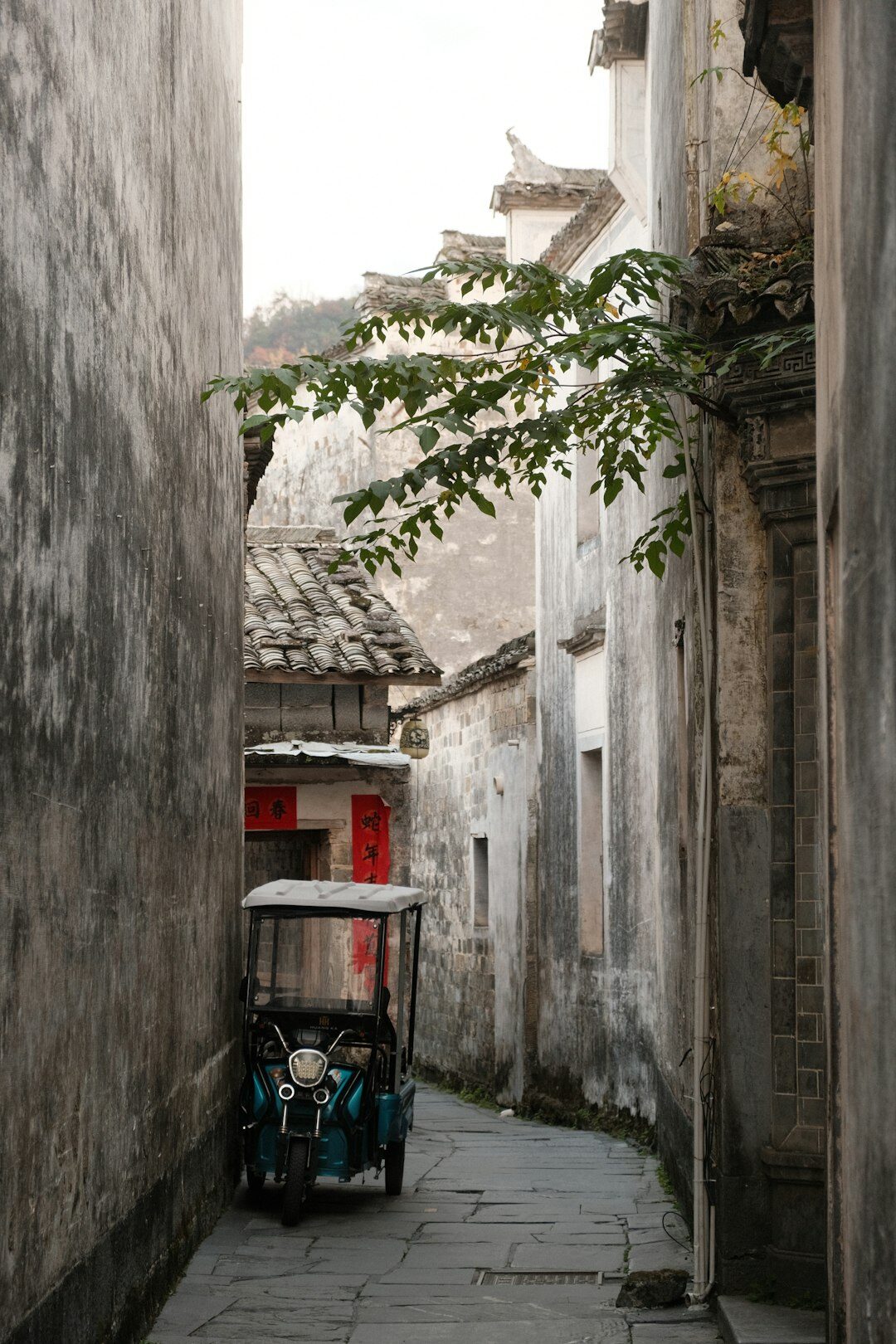 historic village street